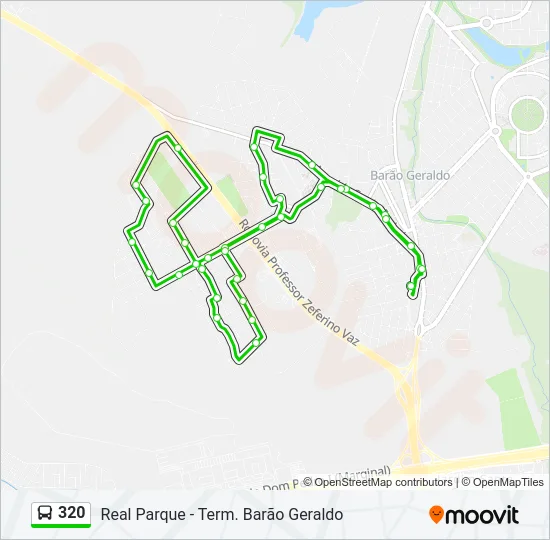 320 Bus Line Map