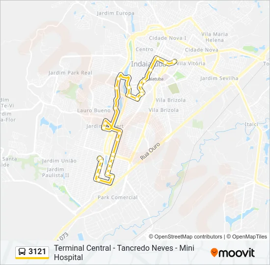 3121 Bus Line Map
