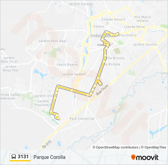 3131 Bus Line Map