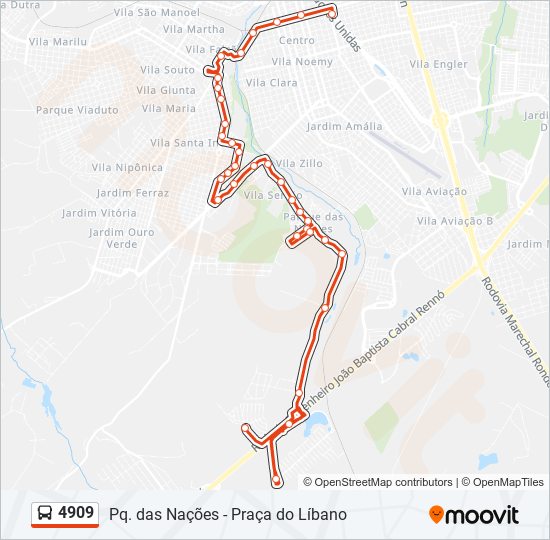 Rota da linha 3000: horários, paradas e mapas - Saíndo Do Geisel Via Av. Rodrigues  Alves (Atualizado)