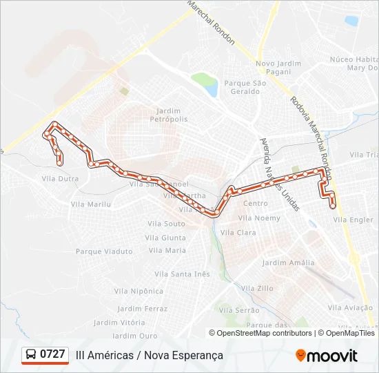 0727 Bus Line Map