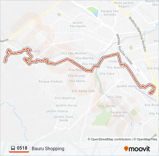 0518 Bus Line Map