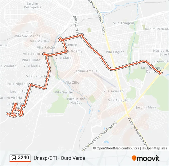 3240 Bus Line Map