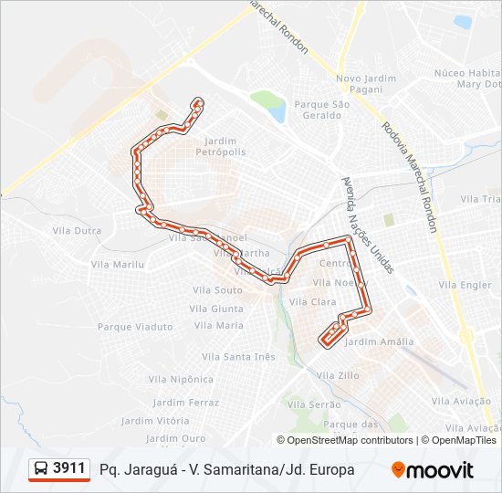 0203 Route: Schedules, Stops & Maps - Cerejeiras (Updated)