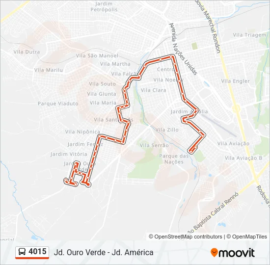 4015 Bus Line Map
