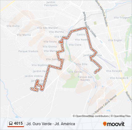 4015 Bus Line Map