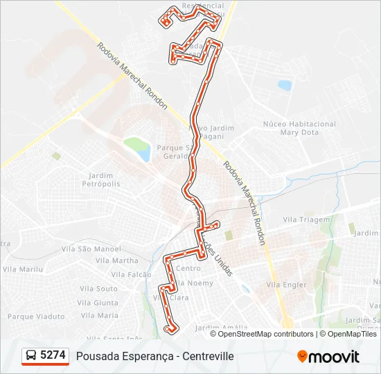 5274 Bus Line Map