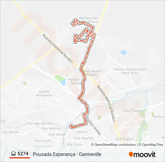5274 Bus Line Map
