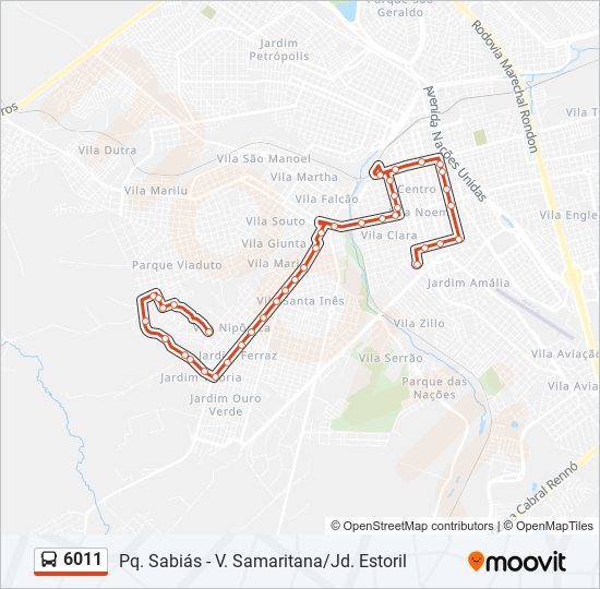 Rota da linha 3000: horários, paradas e mapas - Saíndo Do Geisel Via Av. Rodrigues  Alves (Atualizado)