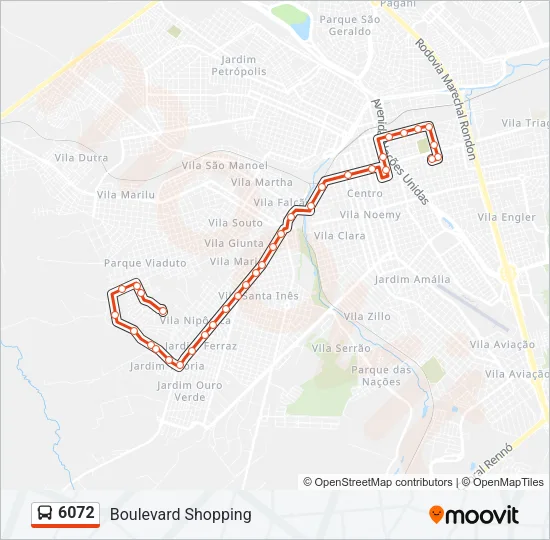 6072 Bus Line Map