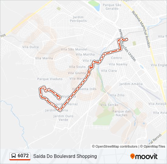 6072 Bus Line Map