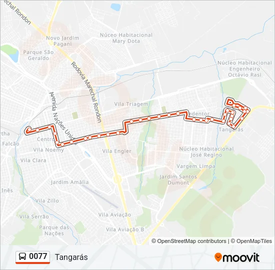 0077 Bus Line Map