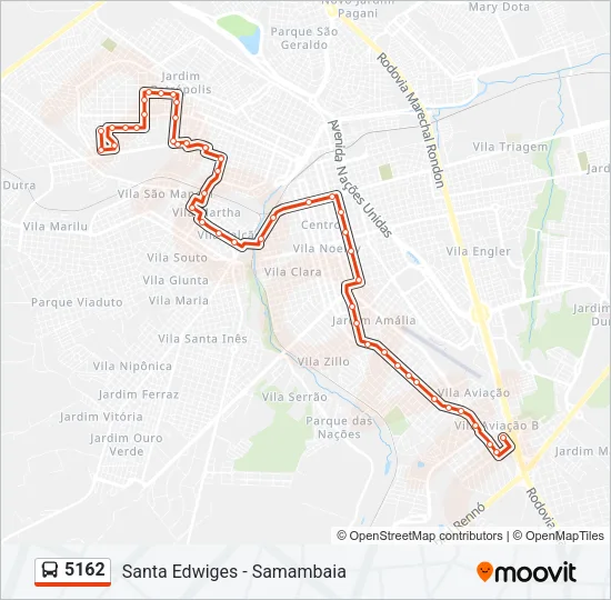5162 Bus Line Map