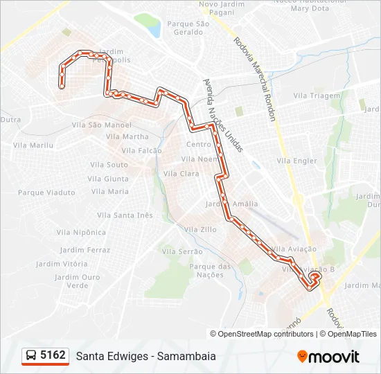 5162 Bus Line Map