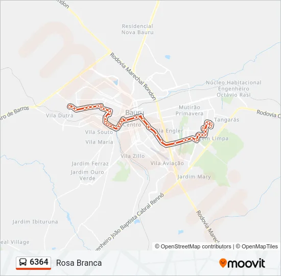 6364 Bus Line Map
