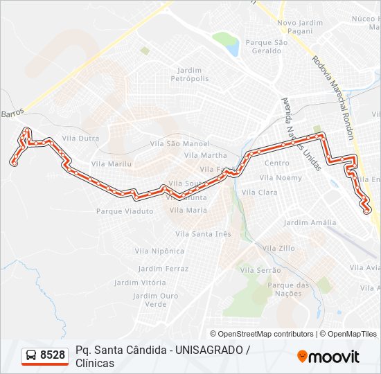 Como chegar até Rodrigues Alves Qd-16 Impar (Marathon) em Bauru de