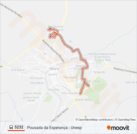 1812 Route: Schedules, Stops & Maps - Bauru Shopping / Jd. Planalto  (Updated)