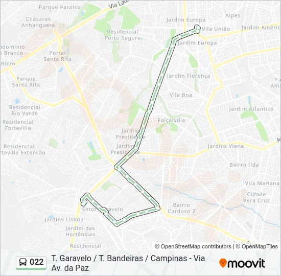 022 Bus Line Map