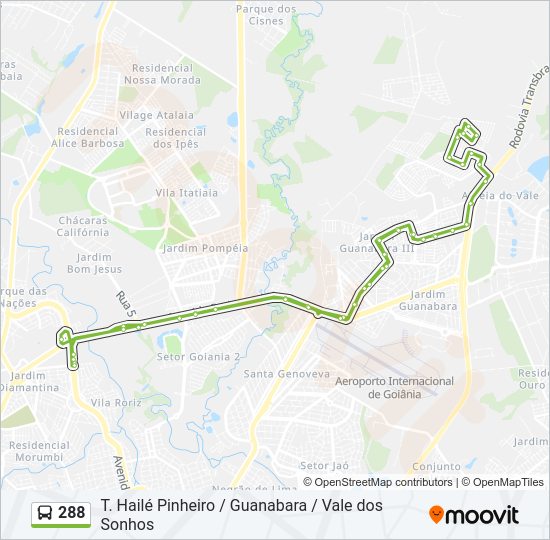 288 Bus Line Map