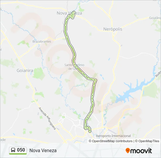 050 Bus Line Map