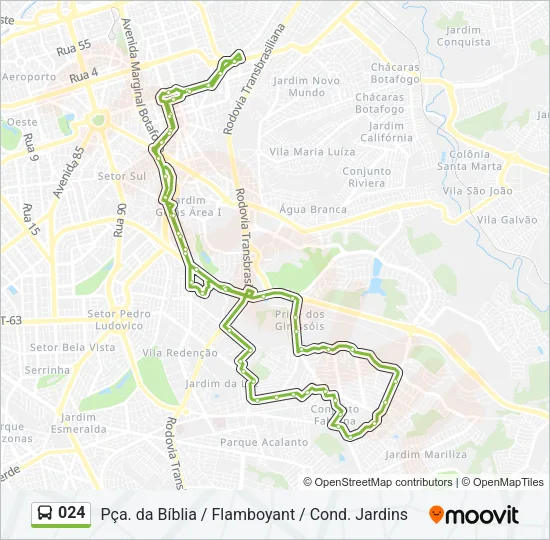 024 Bus Line Map