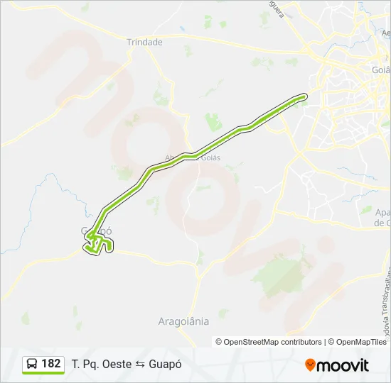 182 Bus Line Map