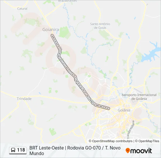 118 Bus Line Map