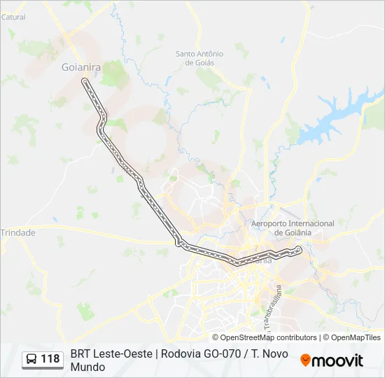 118 Bus Line Map