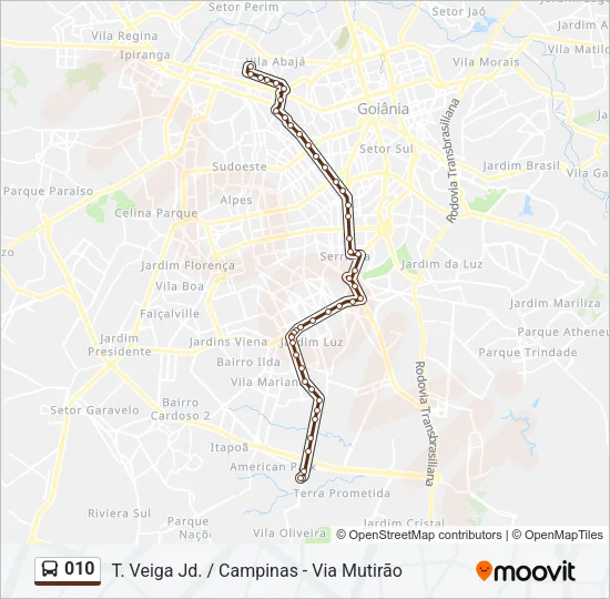 010 Bus Line Map