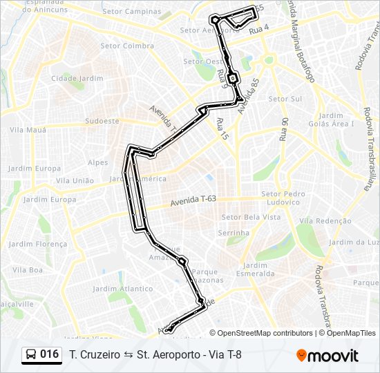 016 bus Line Map