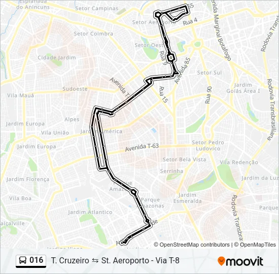 016 Bus Line Map
