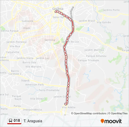 018 Bus Line Map