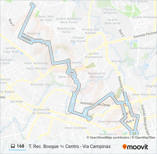 168 Bus Line Map