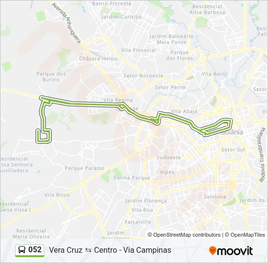 052 Bus Line Map