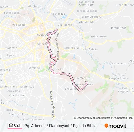 021 Bus Line Map