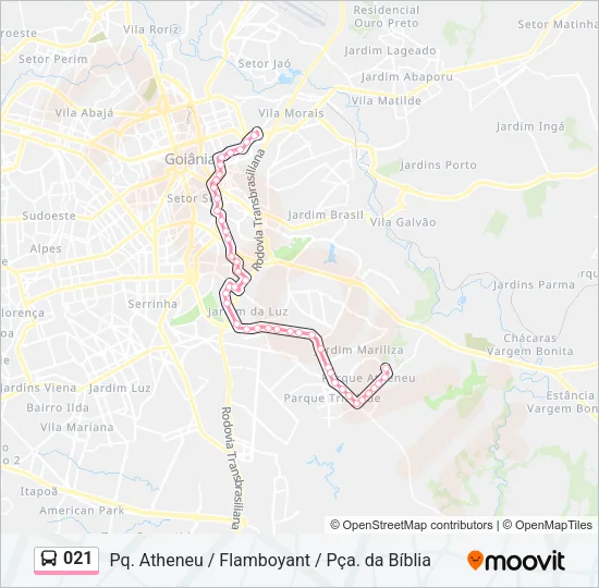 021 Bus Line Map