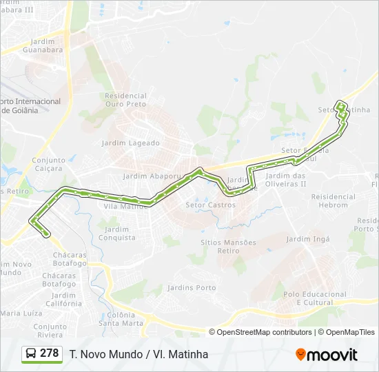 278 Bus Line Map