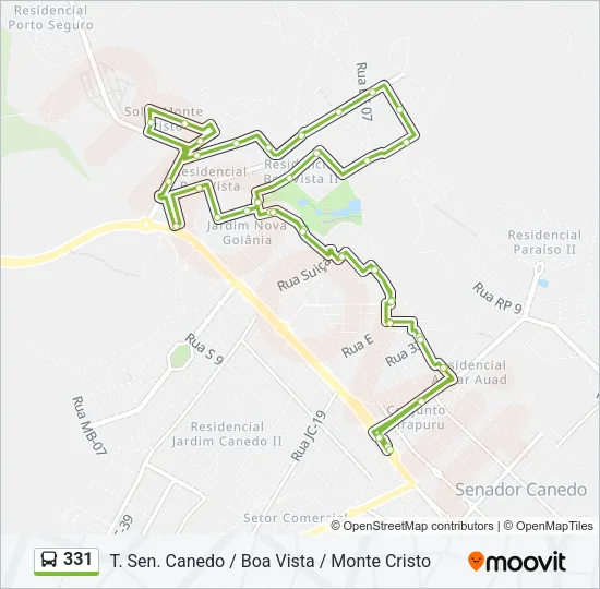 331 Bus Line Map