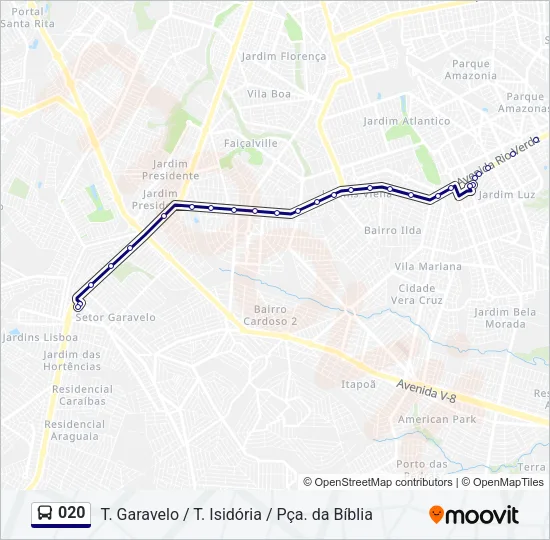 020 Bus Line Map