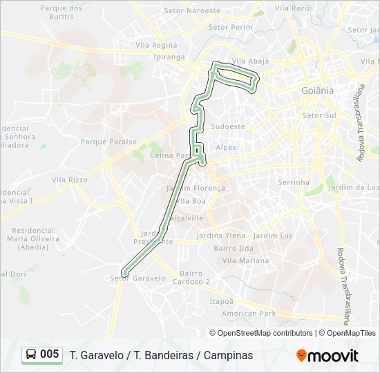 005 Bus Line Map