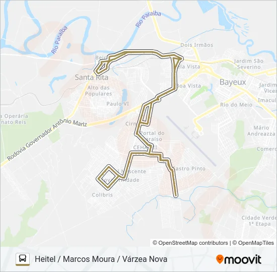 CIRCULAR Bus Line Map