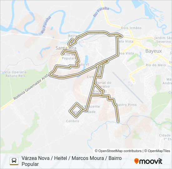 CIRCULAR Bus Line Map
