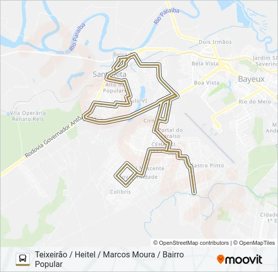 CIRCULAR Bus Line Map