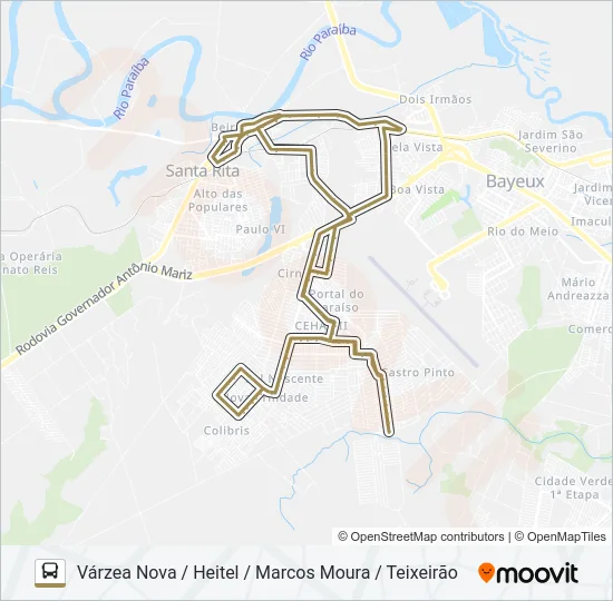 CIRCULAR Bus Line Map