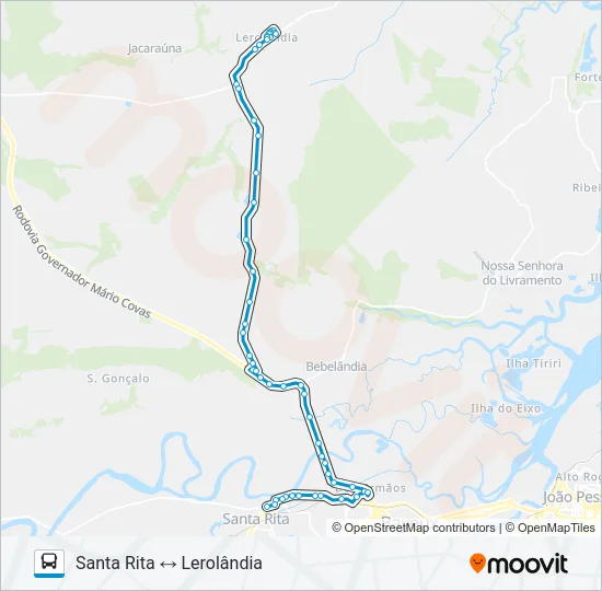 LEROLÂNDIA Bus Line Map
