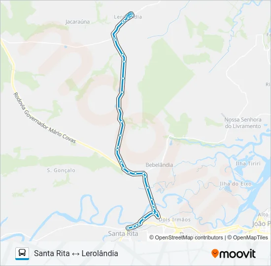 LEROLÂNDIA Bus Line Map