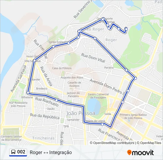 002 Bus Line Map