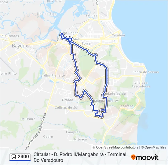 2300 Bus Line Map