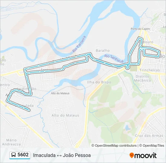 5602 Bus Line Map