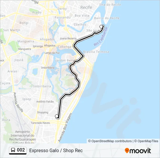 002 Bus Line Map